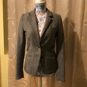 H&M gray tweed blazer